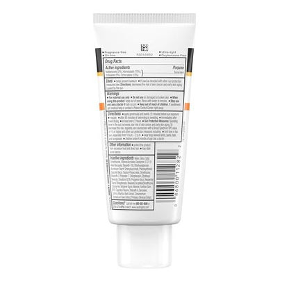 Neutrogena Clear Face Sunscreen Lotion for Acne-Prone Skin, Broad Spectrum SPF 50, 3 Fl Oz