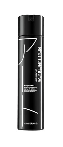 shu uemura art of hair moya hold finishing hair spray - long-lasting hold hairspray, defines styles and adds shine, lightweight micro-fine finish, for slicked back, updos, blowouts, 8.0 oz Avelisse