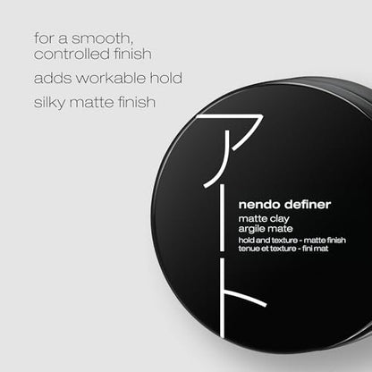 shu uemura art of hair Nendo Definer Pomade - Defines Strands, Adds Workable Hold, and Builds Texture, Silky Matte Finish, 2.54 Fl Oz Avelisse