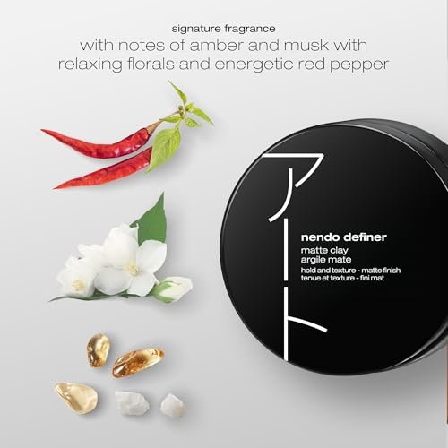 shu uemura art of hair Nendo Definer Pomade - Defines Strands, Adds Workable Hold, and Builds Texture, Silky Matte Finish, 2.54 Fl Oz Avelisse