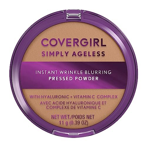 COVERGIRL Simply Ageless Instant Wrinkle Blurring Pressed Powder - Natural Beige (0.39 oz) - görsel 2