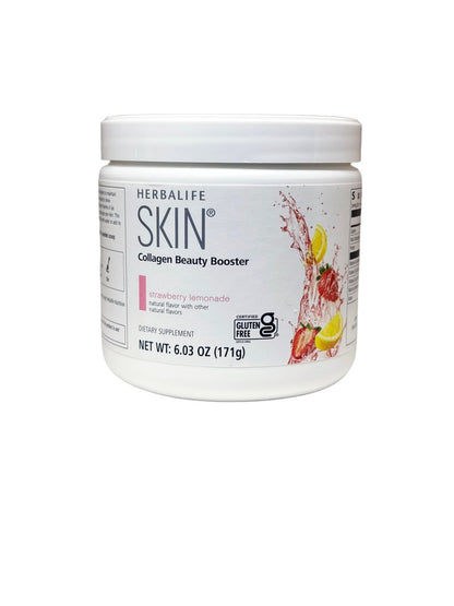 Herbalife SKIN Strawberry Lemonade Beauty Booster Collagen Supplement, 6.03 oz Avelisse