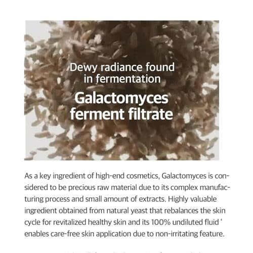 Mixsoon Galactomyces Ferment Essence - Deep Moisture & Tone Clarifying Essence for Glass Skin, Vegan, 3.38 fl oz Avelisse