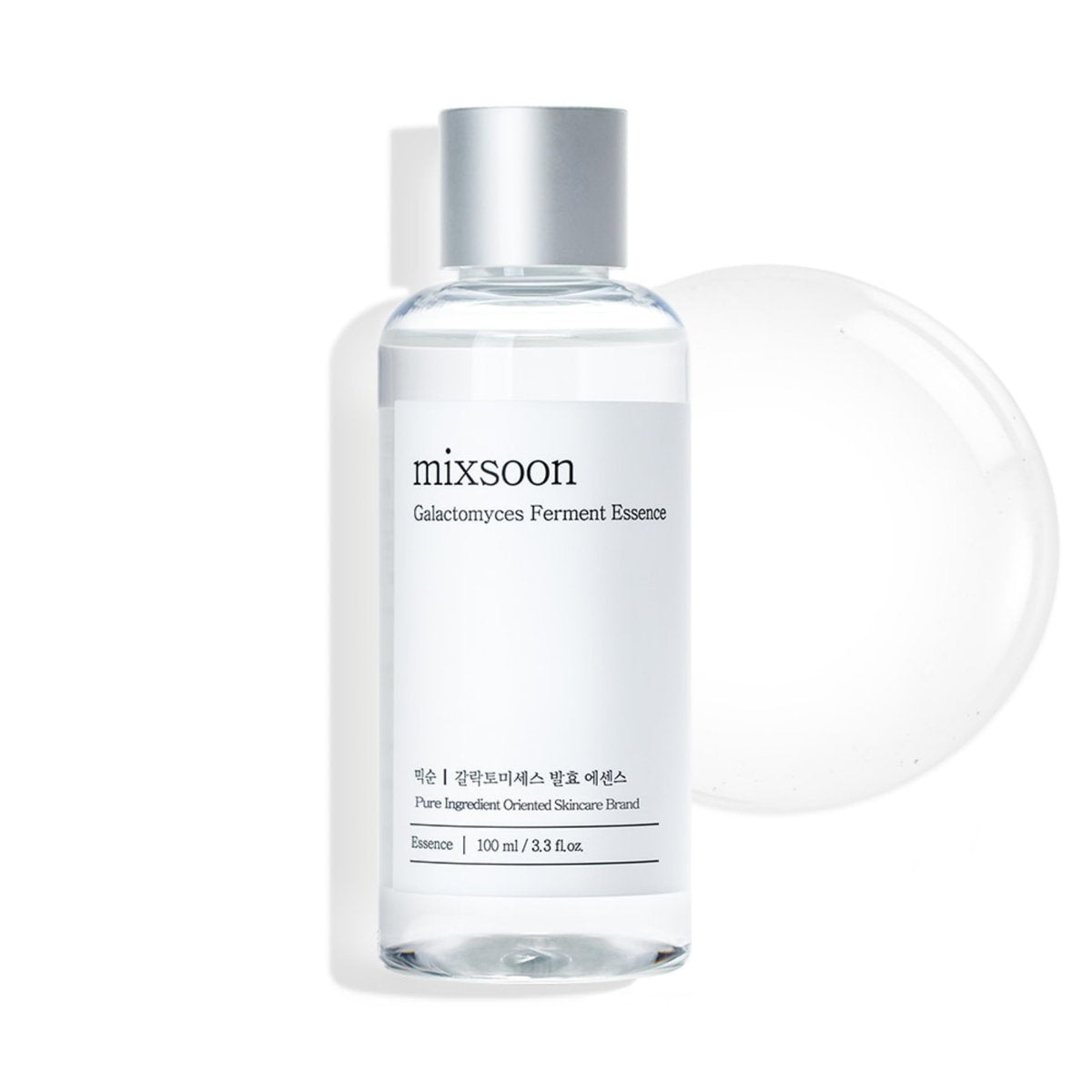 Mixsoon Galactomyces Ferment Essence - Deep Moisture & Tone Clarifying Essence for Glass Skin, Vegan, 3.38 fl oz Avelisse