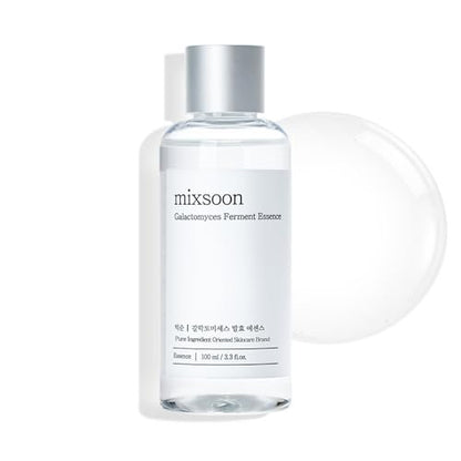 Mixsoon Galactomyces Ferment Essence - Deep Moisture & Tone Clarifying Essence for Glass Skin, Vegan, 3.38 fl oz Avelisse