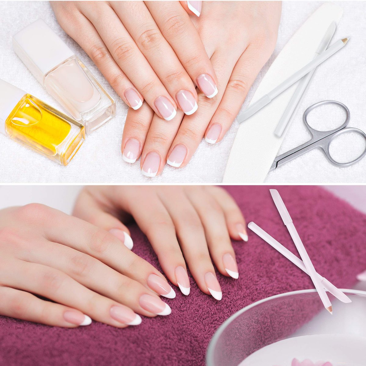 Maitys 2-in-1 Nail Whitening Pencil & Cuticle Pusher – DIY Manicure Nail Whitening Pen (1 Pack) - görsel 11
