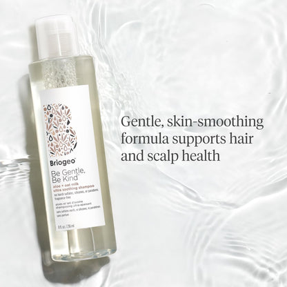 Briogeo Be Gentle, Be Kind Aloe + Oat Milk Ultra Soothing Shampoo - Fragrance-Free Sulfate-Free Shampoo for Sensitive Scalp & Hair - Vegan & Cruelty-Free - 8 fl oz