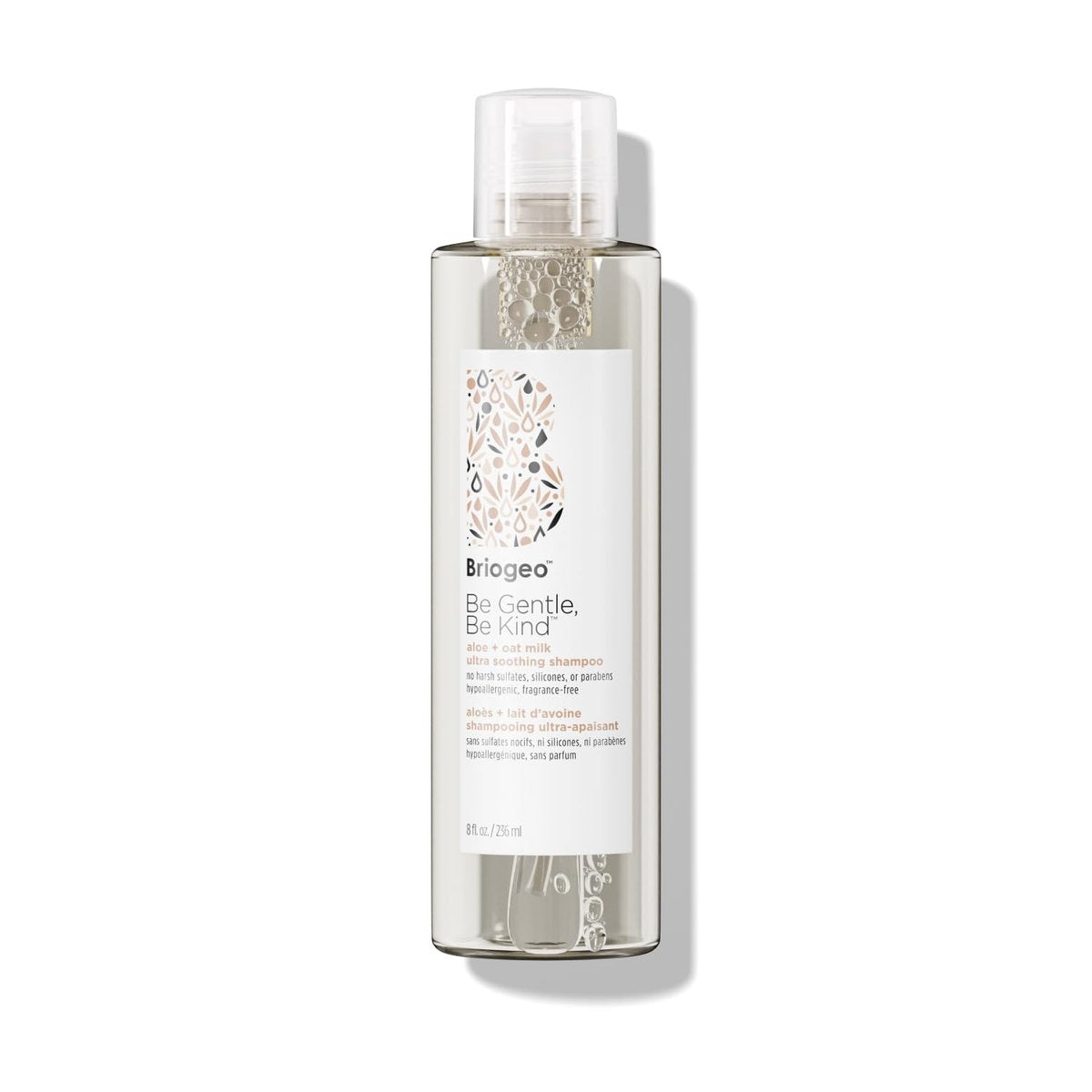 Briogeo Be Gentle, Be Kind Aloe + Oat Milk Ultra Soothing Shampoo - Fragrance-Free Sulfate-Free Shampoo for Sensitive Scalp & Hair - Vegan & Cruelty-Free - 8 fl oz - görsel 1
