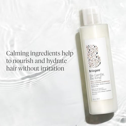 Briogeo Be Gentle, Be Kind Aloe + Oat Milk Ultra Soothing Conditioner - Fragrance-Free, Silicone-Free, Vegan & Cruelty-Free - 8 fl oz