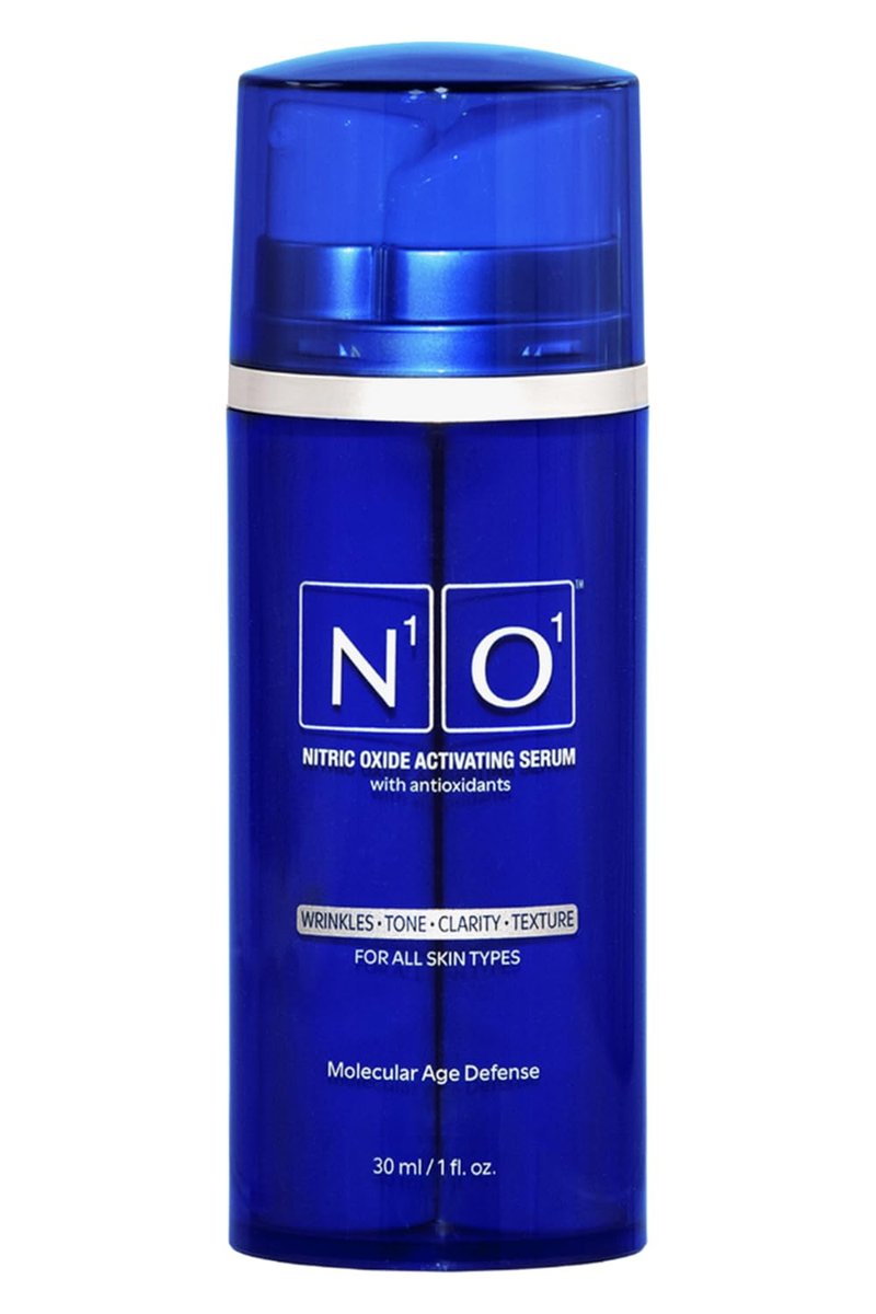 N1O1 Nitric Oxide Activating Serum with Antioxidants – Hydrating Face Serum, Decreases Wrinkles, Pore Minimizer, Improves Skin Texture, Helps Dark Spots, 1 Fl Oz (30ml) Avelisse