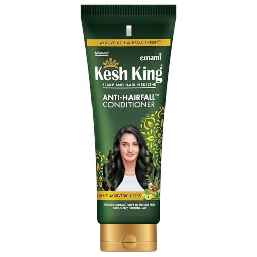 KESH KING Anti-Hairfall Conditioner with 21 Natural Herbs & Aloe Vera - Frizz Control & Moisturizing Conditioner for Nourished Hair, 6.76 Fl Oz - görsel 2