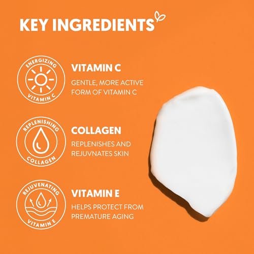 By Nature Vitamin C + Collagen Face Cream Cleanser - Daily Makeup Remover and Facial Wash from New Zealand (7 Oz) - görsel 10