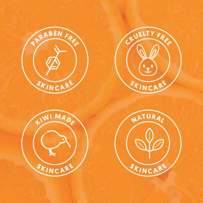 By Nature Vitamin C + Collagen Face Cream Cleanser - Daily Makeup Remover and Facial Wash from New Zealand (7 Oz)