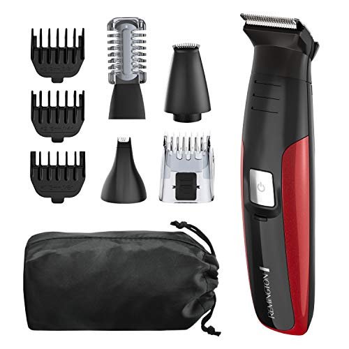 Remington All-in-one + Body Multigroomer 5000 - 10 Piece Stainless Steel Trimmer Set for Men Avelisse
