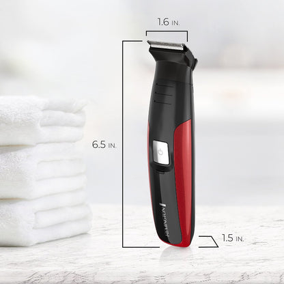 Remington All-in-one + Body Multigroomer 5000 - 10 Piece Stainless Steel Trimmer Set for Men Avelisse