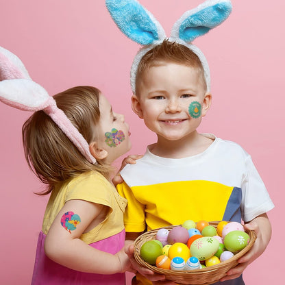 144 Pack Easter Temporary Tattoos for Kids – Fun Egg Fillers & Basket Stuffers by ArtCreativity