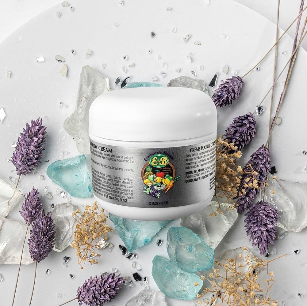 Essence de Beaute Collagen + Vitamin E Face & Body Cream – 4 oz Daily Moisturizer Avelisse