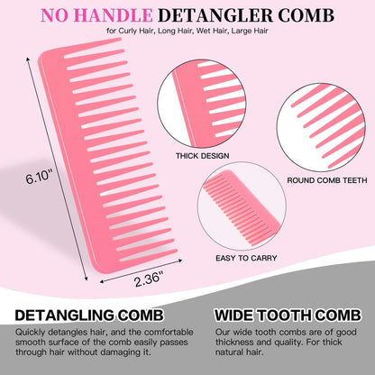 3D Bomb Curl Hair Brush - 360° Round Styling Brush, Detangling Hairbrush with Wide Tooth Comb for Curly, Long, Wet & Dry Hair