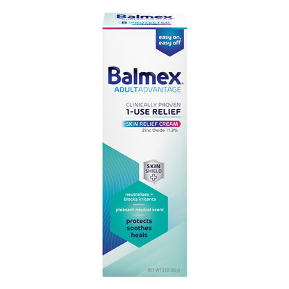 Balmex Adult Advantage Bprotected Skin Relief Cream with SkinShield Technology - 3 oz
