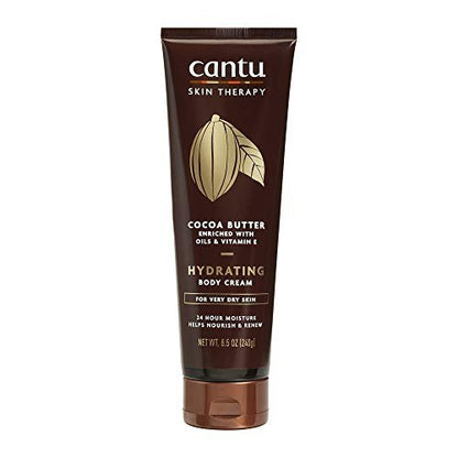 Cantu Therapy Cocoa Butter Hydrating Body Cream for Very Dry Skin, 8.5 oz