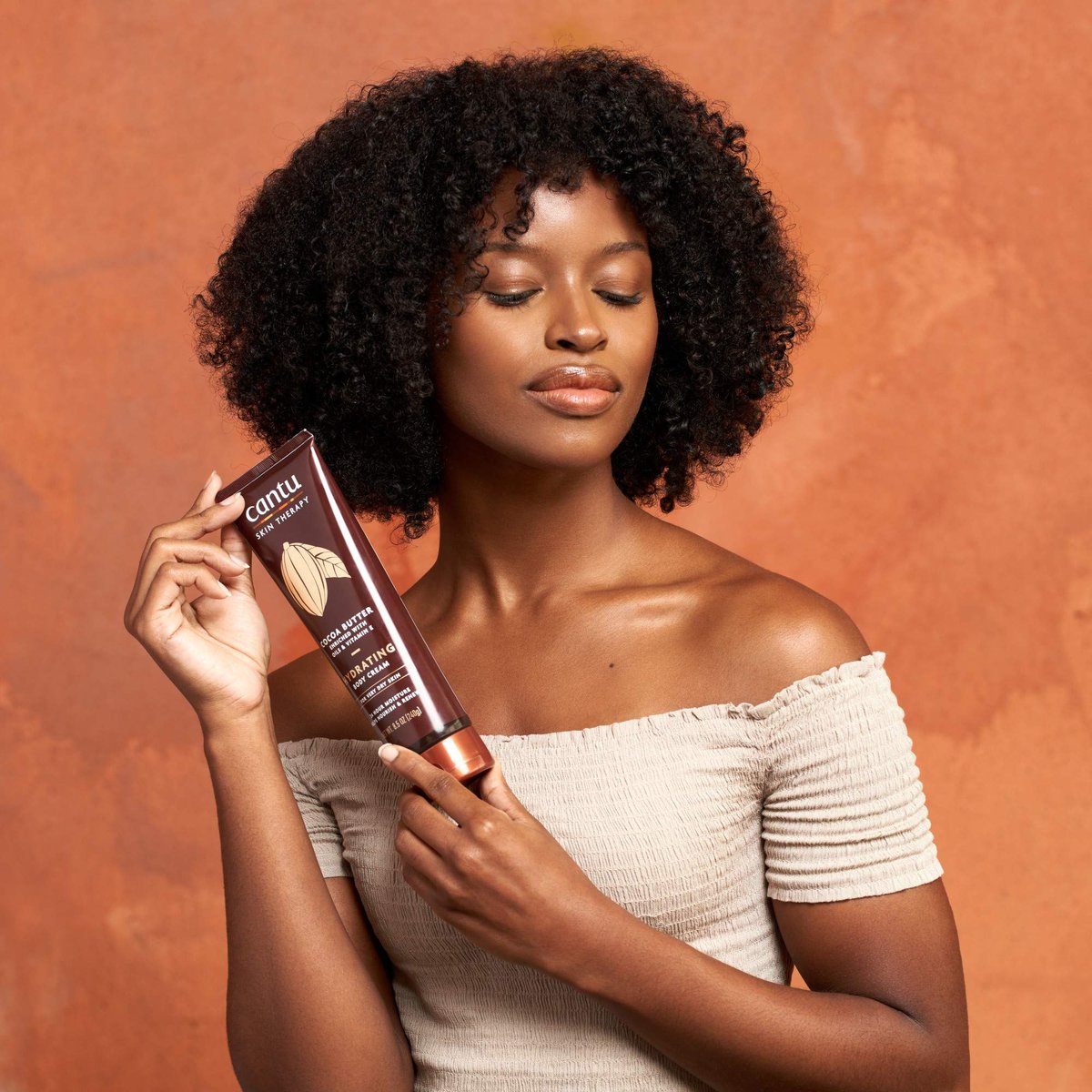 Cantu Therapy Cocoa Butter Hydrating Body Cream for Very Dry Skin, 8.5 oz - görsel 6
