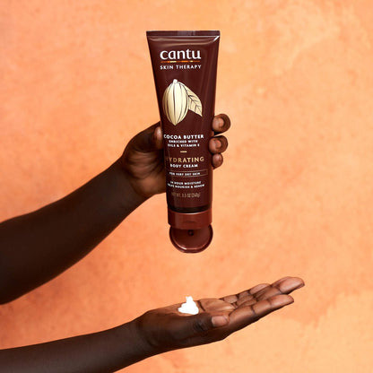 Cantu Therapy Cocoa Butter Hydrating Body Cream for Very Dry Skin, 8.5 oz