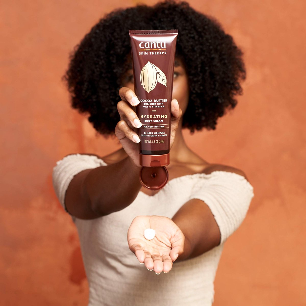 Cantu Therapy Cocoa Butter Hydrating Body Cream for Very Dry Skin, 8.5 oz - görsel 14