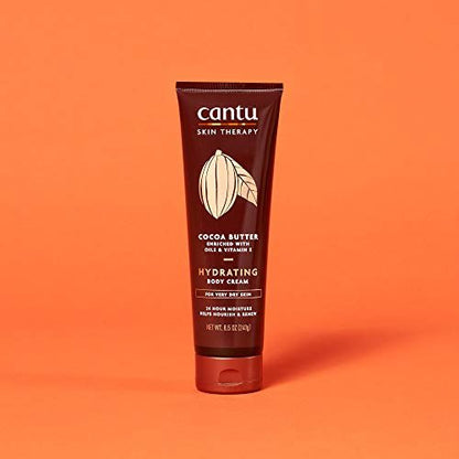 Cantu Therapy Cocoa Butter Hydrating Body Cream for Very Dry Skin, 8.5 oz