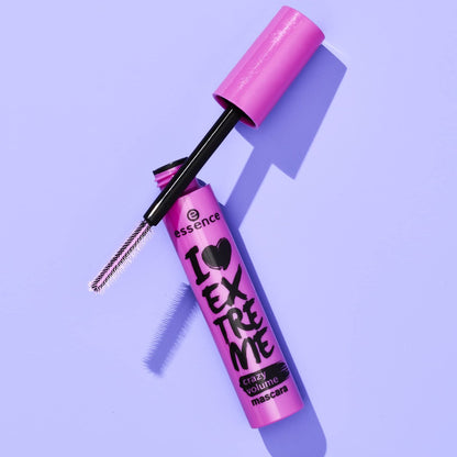 essence I Love Extreme Crazy Volume Mascara - Pack of 3 - Vegan & Cruelty Free, Paraben-Free, Extreme Black Avelisse