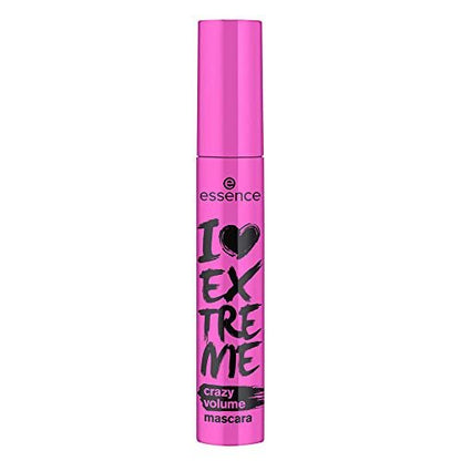 essence I Love Extreme Crazy Volume Mascara - Pack of 3 - Vegan & Cruelty Free, Paraben-Free, Extreme Black Avelisse