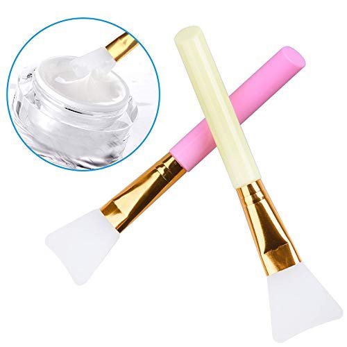 3 Pack Premium Silicone Face Mask Brush Set - Soft Hairless Applicator for Mud Masks, Lotions, and Body Butter by AULLUA (Blue) - görsel 8