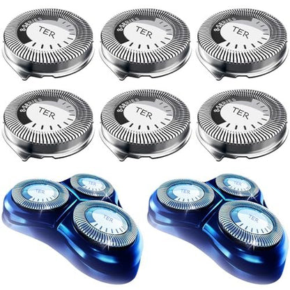 TERMATION HQ8 Replacement Heads for Philips Norelco Shavers, 6-Pack – Upgraded OEM Compatible Avelisse