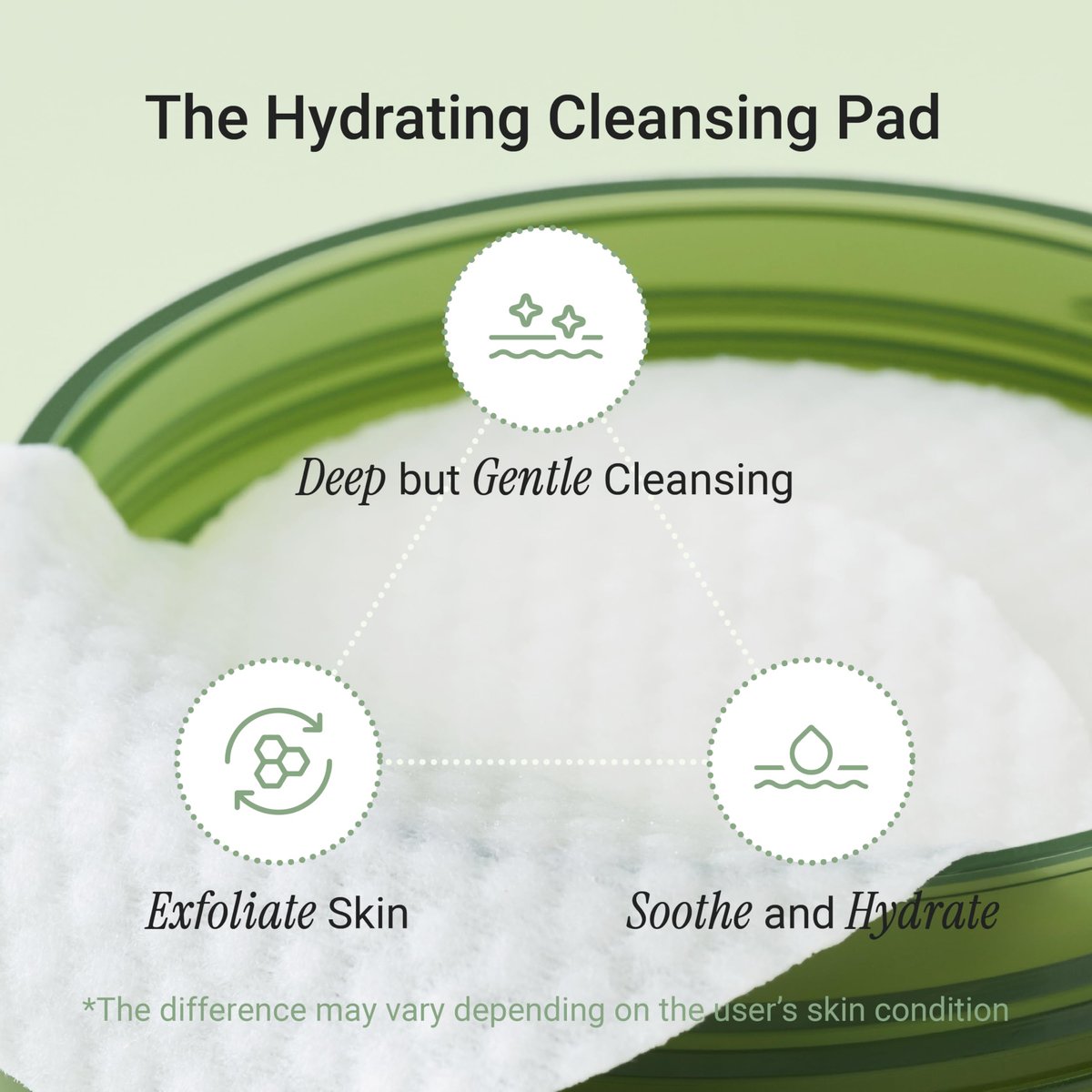 Meebak Cica Cleansing Water Pads - Korean Micellar Makeup Remover Wipes for Sensitive Skin, 80 Count - Hydrating & Calming Exfoliating Toner Pads for Glass Skin - görsel 4