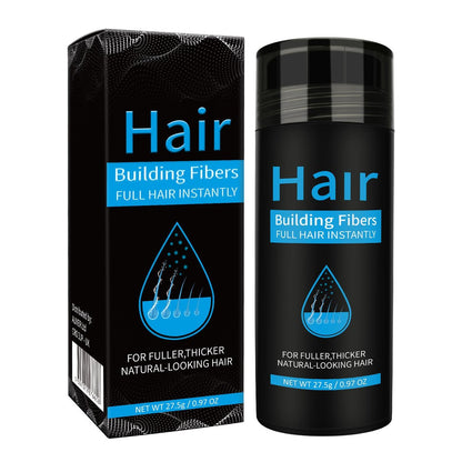 Dark Brown Hair Building Fibers - Instant Hair Thickening Fibers for Thinning Hair & Bald Spots, 0.97 oz