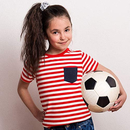 Syhood 16 Pieces Soccer Hair Scrunchies - Velvet Hair Ties for Girls, Women, Players & Coaches - Sporty Ponytail Holders for Teams