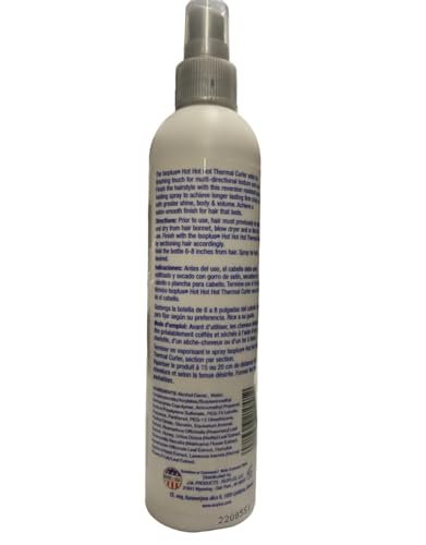 Isoplus Hot Hot Hot Thermal Curler - 10 oz (Pack of 2) - Ceramic Heat Protection Spray Avelisse