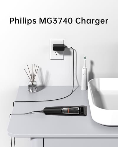 VHBW 4.3V 70mA Charger Cord for Philips Norelco MG3740 & QP2520 – 6FT Replacement Charging Cable - görsel 4