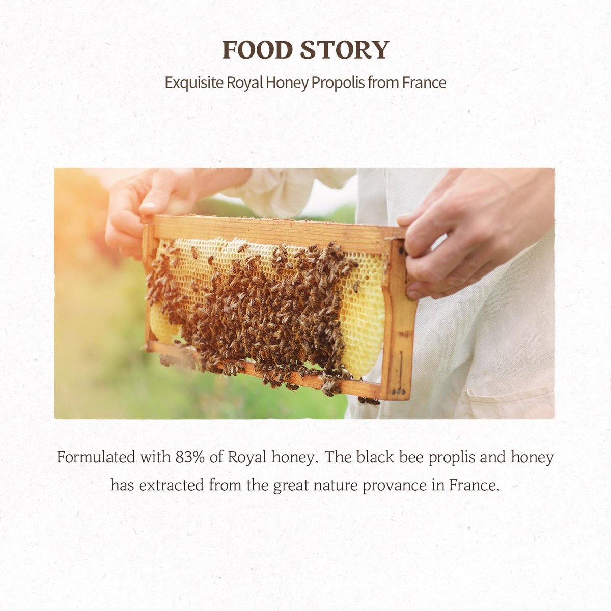SKINFOOD Royal Honey Propolis Enrich Barrier Cream - 50% Black Bee Propolis & Royal Jelly Extract Face Cream - Propolis Serum for Skin - Royal Essence Facial Cream - 2.13 Fl. Oz (63 mL) Avelisse