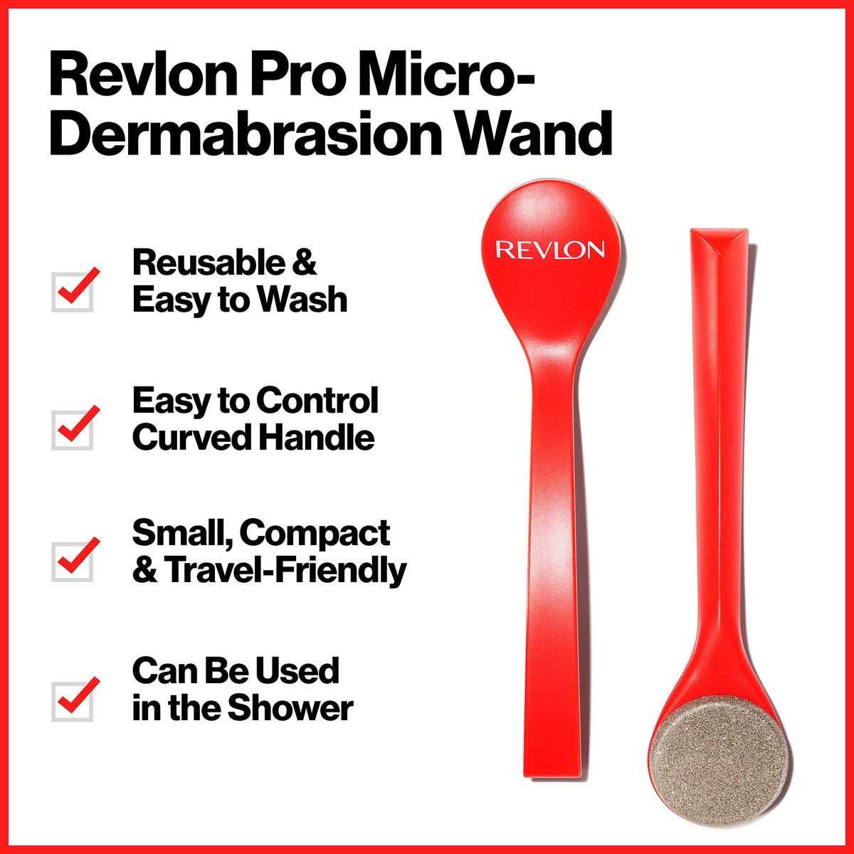 Revlon Microdermabrasion Wand – Real Diamond Grit Exfoliator for Smooth, Radiant Skin - görsel 3