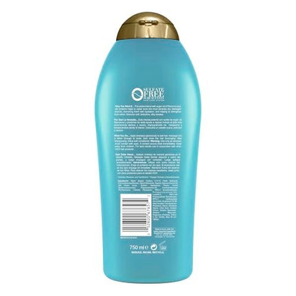 OGX Extra Strength Hydrate & Repair + Argan Oil of Morocco Shampoo for Dry, Damaged Hair - Paraben-Free, Sulfate-Free Surfactants, 25.4 Fl Oz Avelisse