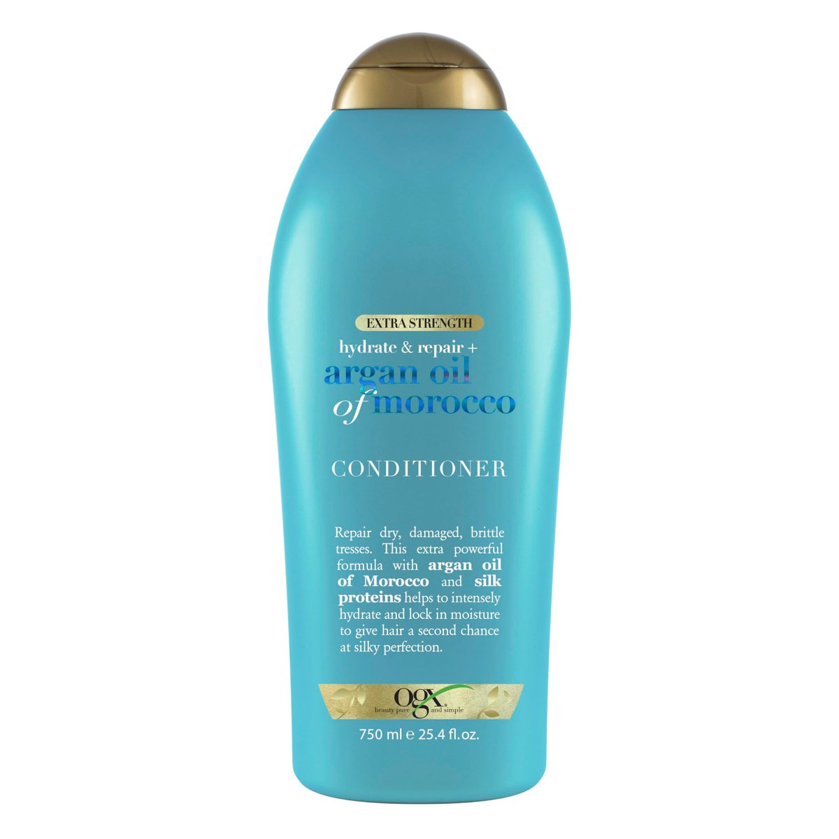 OGX Extra Strength Hydrate & Repair Argan Oil of Morocco Conditioner for Dry, Damaged Hair, 25.4 Fl Oz Avelisse