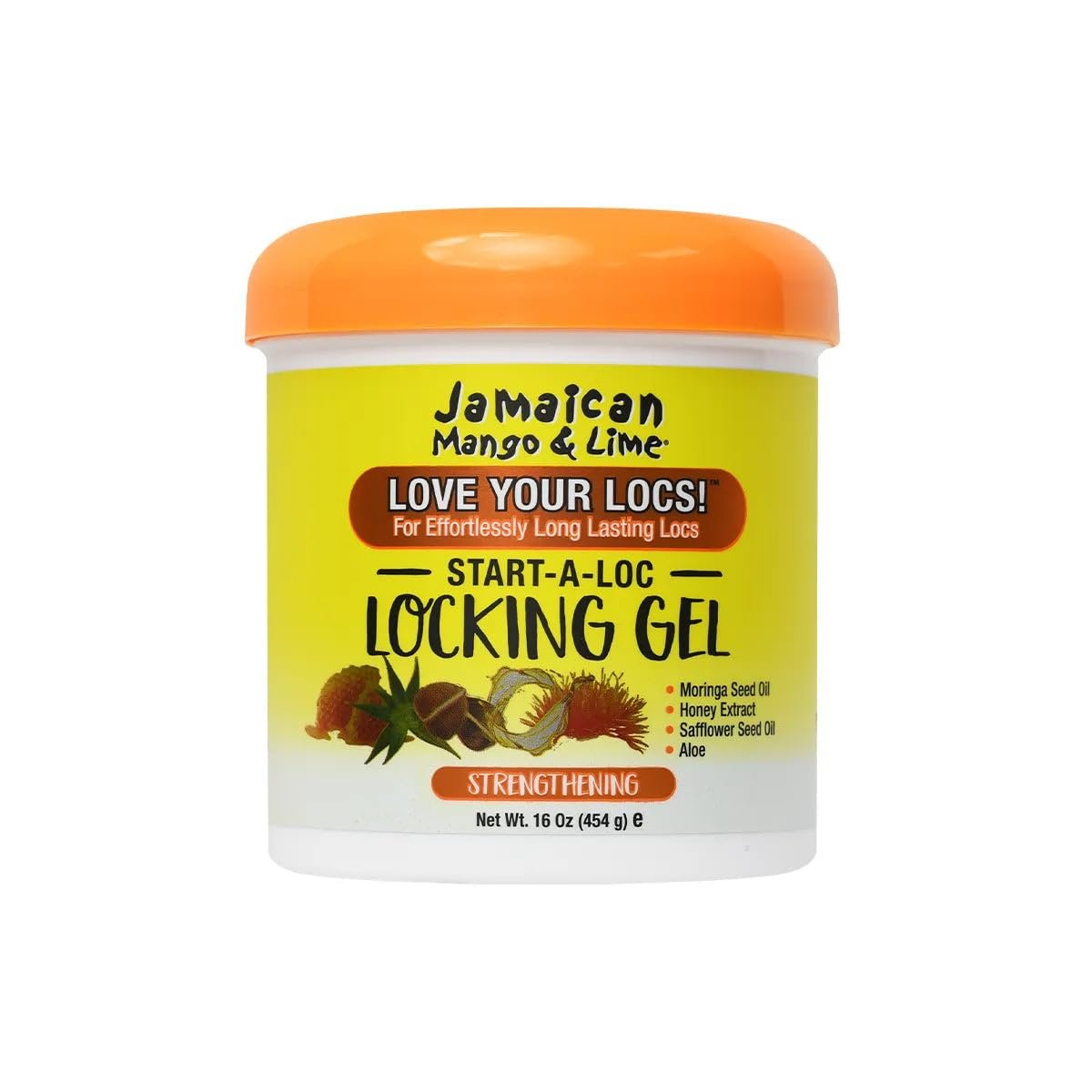 Jamaican Mango & Lime Start-A-Loc Locking Gel – No-Flake Firm Hold for Locs, Twists, Braids & Retwists – Strengthens Hair, and Hydrates Scalp (16 oz) - görsel 1