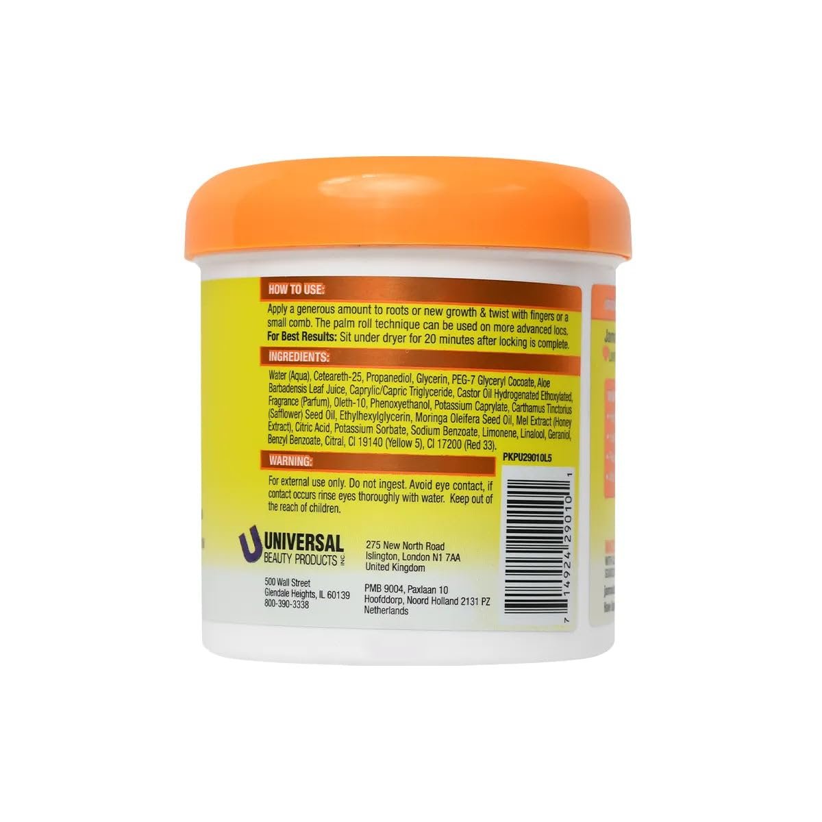 Jamaican Mango & Lime Start-A-Loc Locking Gel – No-Flake Firm Hold for Locs, Twists, Braids & Retwists – Strengthens Hair, and Hydrates Scalp (16 oz) - görsel 3