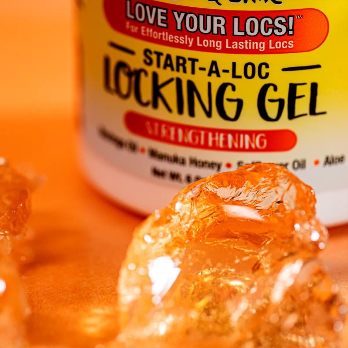 Jamaican Mango & Lime Start-A-Loc Locking Gel – No-Flake Firm Hold for Locs, Twists, Braids & Retwists – Strengthens Hair, and Hydrates Scalp (16 oz) - görsel 11