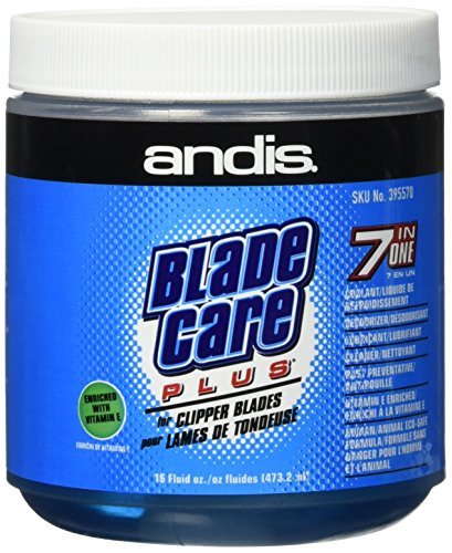 Andis Blade Care Plus Jar – 60 Count Clipper Blade Cleaning & Lubricating Pads Avelisse