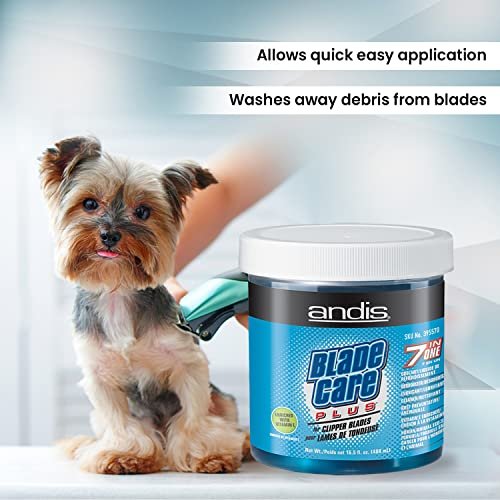 Andis Blade Care Plus Jar – 60 Count Clipper Blade Cleaning & Lubricating Pads Avelisse