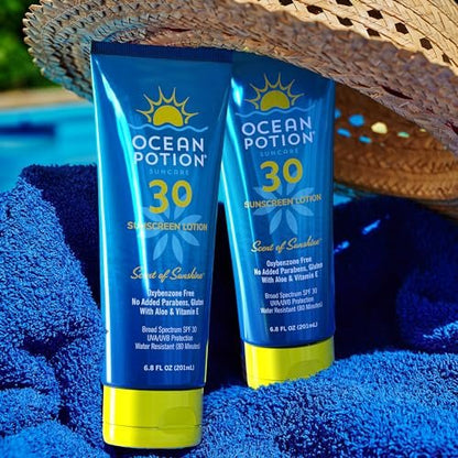 Ocean Potion SPF 30 Sunscreen Body Lotion – – Weight: 0.5 pounds – Image 9