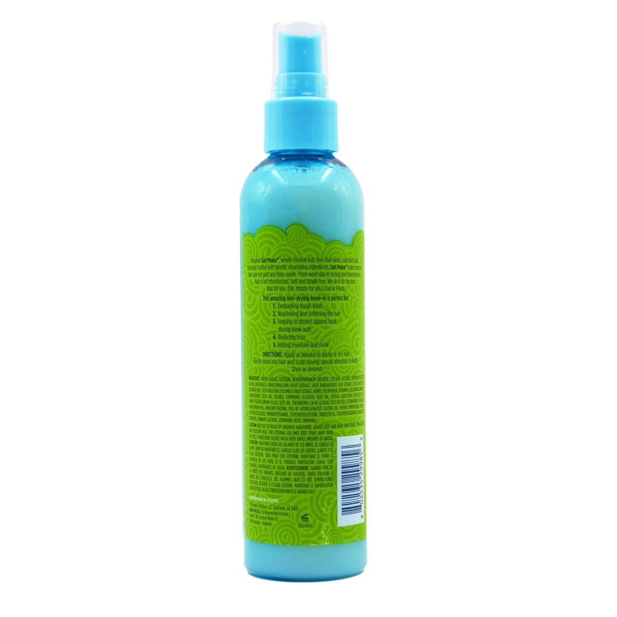 Just For Me Curl Peace 5N1 Wonder Spray (Pack of 4) - 8 Fl Oz Each Avelisse