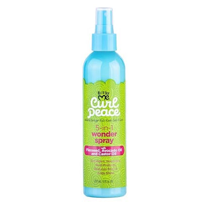 Just For Me Curl Peace 5N1 Wonder Spray (Pack of 4) - 8 Fl Oz Each Avelisse