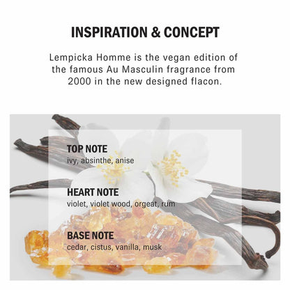 Lolita Lempicka Homme Eau de Toilette for Men, 3.4 oz